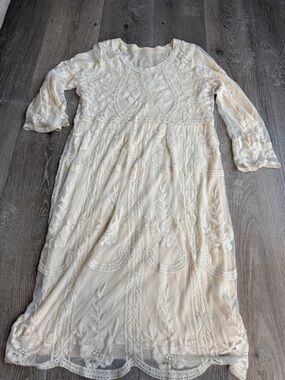 orange creek white dress orange creek | Dresses | Cream Maxi Dress